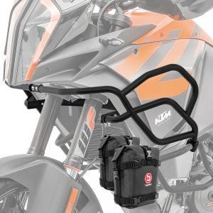 Sett med kåpebeskyttere + vesker X21 kompatibel med KTM 1290 Super Adventure R/S/T 2017-2020 Motoguard svart