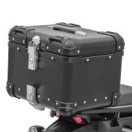 Motorsykkel aluminium toppkoffert Bagtecs XS45 aluminium universal 45 liter sort