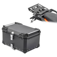 Set top-veske + bagasjehylle som passer for KTM 1290 Super Adventure S / R 21-24 Bagtecs XB65 svart
