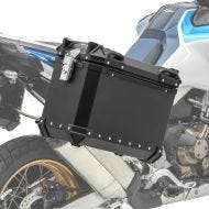 Motorsykkel aluminium koffert Bagtecs XW38 aluminium side koffert 38 liter universal svart høyre