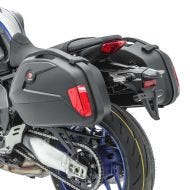 Sett med kofferter + bærer egnet for Suzuki V-Strom 250 / 650 / XT sidevesker SC22 Bagtecs
