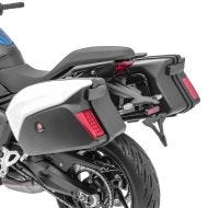 Sett koffert + bærer egnet for Honda VFR 1200 F / 800 F sideveske PX74WT Bagtecs hvit