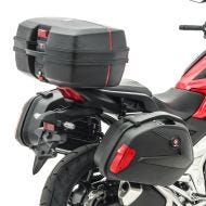 Koffertsett + toppveske passer for Benelli TRK 502 / X SCT8 Bagtecs svart