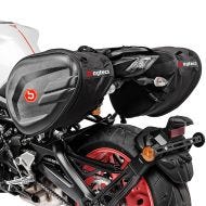 Sidevesker Bagtecs CRB 40-60 liters volum motorsykkel softshell