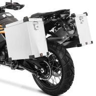 Aluminium koffertsett passende for BMW F 650 / GS / Dakar Bagtecs Namib 35 L med monteringssett for koffertstativ