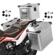 Aluminiumskoffert 46-46L toppkoffert 36L egnet for KTM 790 Adventure / R 19-21 med koffertstativ