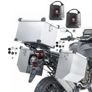 Set Alukoffer Atlas A9 2x41l für Triumph Tiger 900 + Topcase 45l + Innentaschen_1
