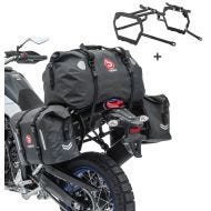 Sadelveskesett WP8 passer for KTM 790/890 Adventure/R 19-25 med haleveske og veskerstativ Bagtecs