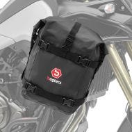 Motorsykkel crash bar bag egnet for beskyttelse bar Bagtecs K4 Dry Bag vanntett 10 liter