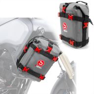 Sett med crash bar bags Bagtecs G3R egnet for motorsykkel crash bar vanntett 2x 6L par