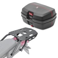 Set top case + bærer som passer for Aprilia Tuareg 660 22-24 TB8 45L Bagtecs