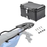 Sett aluminium toppveske + bærer egnet for Yamaha Tenere 700 19-24 XB65 svart Bagtecs