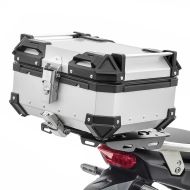 Alu Topcase egnet for BMW C 400 GT/X Aluminium Bagtecs XB22 sølv