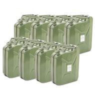 8x drivstoffbeholdere av metall 20 liters drivstoffbeholdere Bagtecs JC3 grønn