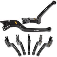 Bremsehåndtak og clutchspak VX-SF passer for Benelli Century Racer 1130 11-12 V-Trec spaksett sammenleggbart med ABE