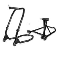 Sett med enarms arbeidsstativ + styrehodestativ egnet for Ducati Multistrada V4 Pikes Peak 22-24 Constands V4 svart