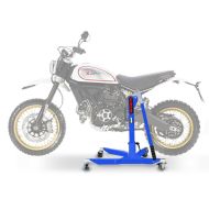 Sentralstativ egnet for Ducati Scrambler Desert Sled 17-22 blå motorsykkeljack ConStands Power-Classic