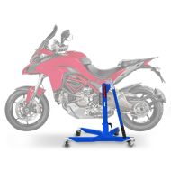 Sentralstativ egnet for Ducati Multistrada V2 / S 22-24 blå motorsykkeljekk ConStands Power-Classic