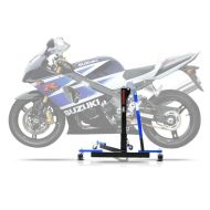 Sentralstativ egnet for Suzuki GSX-R 1000 03-04 blå motorsykkeljekk ConStands Power-Evo
