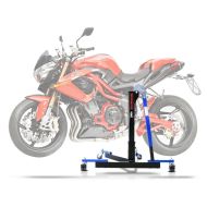 Sentralstativ egnet for Benelli TnT 1130 Cafe Racer 04-12 blå motorsykkeljack ConStands Power-Evo