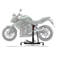 Sentralstativ egnet for Kawasaki ER-6n 05-11 grå motorsykkeljekk ConStands Power-Evo