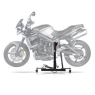 Sentralstativ egnet for Triumph Street Triple / R 07-22 grå motorsykkeljekk ConStands Power-Evo
