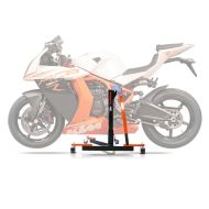 Sentralstativ egnet for KTM 1190 RC8 / R 08-15 oransje motorsykkeljekk ConStands Power-Evo