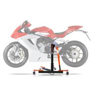 Sentralstativ egnet for MV Agusta F3 800 / RR / Rosso 13-25 oransje motorsykkeljekk ConStands Power-Evo