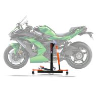 Sentralstativ egnet for Kawasaki Ninja H2 SX 18-25 oransje motorsykkeljekk ConStands Power-Evo