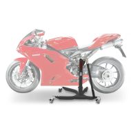 Sentralstativ egnet for Ducati 848 / Evo 08-13 Grå motorsykkeljekk ConStands Power-Classic