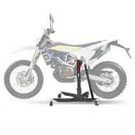 Sentralstativ egnet for Husqvarna 701 Enduro 16-24 grå motorsykkeljekk ConStands Power-Classic