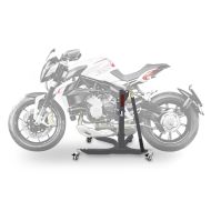 Sentralstativ egnet for MV Agusta Brutale 800 Dragster/RR/RC/SCS/Rosso 14-24 grå motorsykkeljekk ConStands Power-Classic