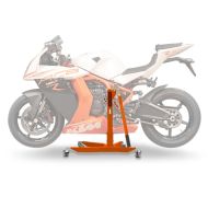 Sentralstativ egnet for KTM 1190 RC8 / R 08-15 oransje motorsykkeljekk ConStands Power-Classic