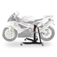 Sentralstativ egnet for Aprilia RSV 1000 R (Mille) 04-10 svart motorsykkeljekk ConStands Power-Classic