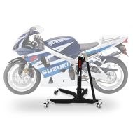 Sentralstativ egnet for Suzuki GSX-R 600 01-03 svart motorsykkeljekk ConStands Power-Classic