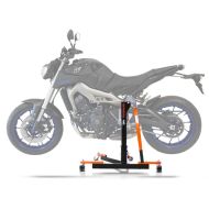Sentralstativ egnet for Yamaha MT-09 2013-2020 oransje motorsykkeljekk ConStands Power-Evo