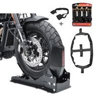 Set SW15 Motorradwippe Constands Easy Vario Fix und Fixiergurte Set schwarz_1