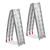 Sett med 2x quad adkomstrampe aluminiumsrampe sammenleggbar egnet for Polaris Scrambler 1000 / 850 680 kg Constands Alu I