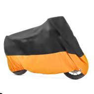 Abdeckplane Harley Fat Boy Special / Lo - FXDR 114 Craftride XXXL schwarz-orange_1