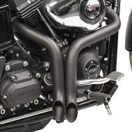 Craftride eksos egnet for Harley Davidson Sportster 883 86-10 Drag Pipe svart