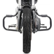 Crash bar egnet for Harley Davidson Dyna 06-17 Craftride Moustache svart