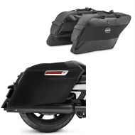 Sideveske strukket egnet for Harley Davidson Touring 14-24 med innerlommer strukket umalt