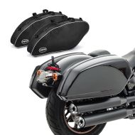 Sett: Craftride sidevesker egnet for Harley Davidson Low Rider / S / ST 18-24 med holder HB13 + veske innervesker