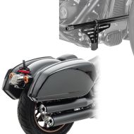 Sett: Sidevesker egnet for Harley Davidson Low Rider / S / ST 18-24 med holder Craftride HB13 + crashbar