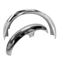 Sett med skjermer foran og bak egnet for Simson S51 S50 S70 skjermskjerm Fender Craftride krom
