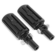 Pillion fotstøttesett med holder passer for Harley Davidson Fat Boy 00-17 BL1 svart Craftride