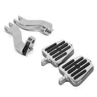 Pillion fotstøttesett med holder som passer for Harley Davidson Road King Special 17-24 FB1 krom Craftride