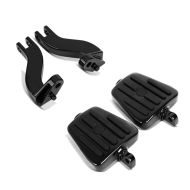 Pillion fotstøttesett med holder passer for Harley Davidson Road King 94-23 FB1 svart Craftride