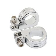 Fotstøtteholder for crashbar 38mm egnet for Harley Davidson Craftride HF6 fotstøttebrakett krom