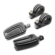 Crash bar fotstøtter 38mm egnet for Chopper / Custombikes Slim / Standard med holder Craftride HC3